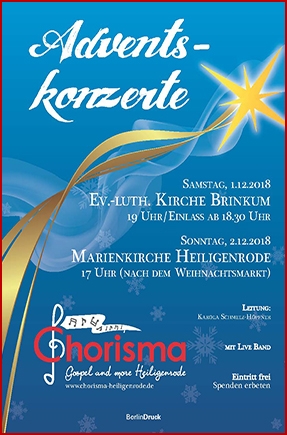 Adventskonzerte 1. + 2.12.2018